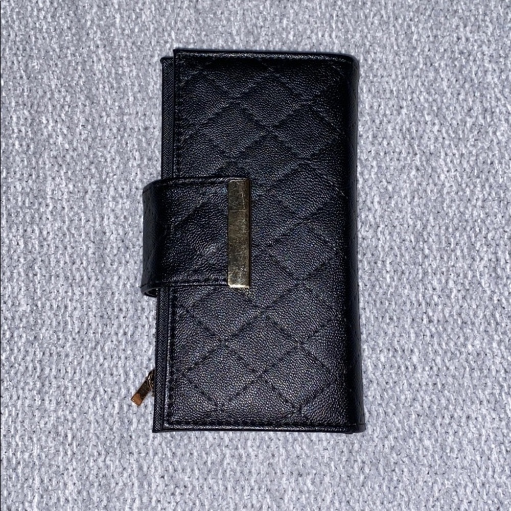 Black fold Wallet